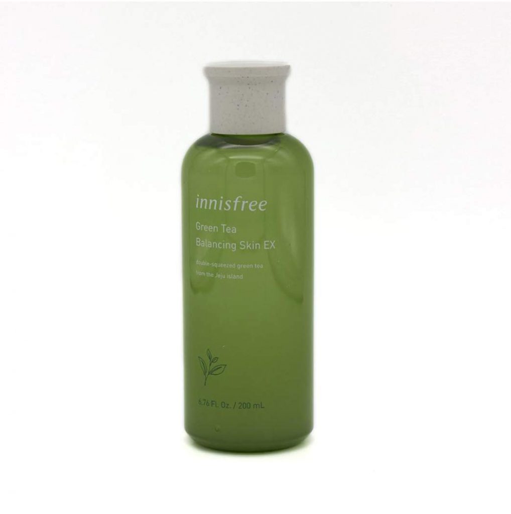 innisfree green tea balancing toner