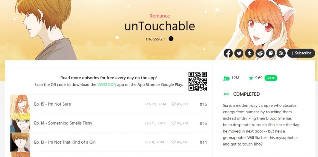 What are the top 10 Webtoons