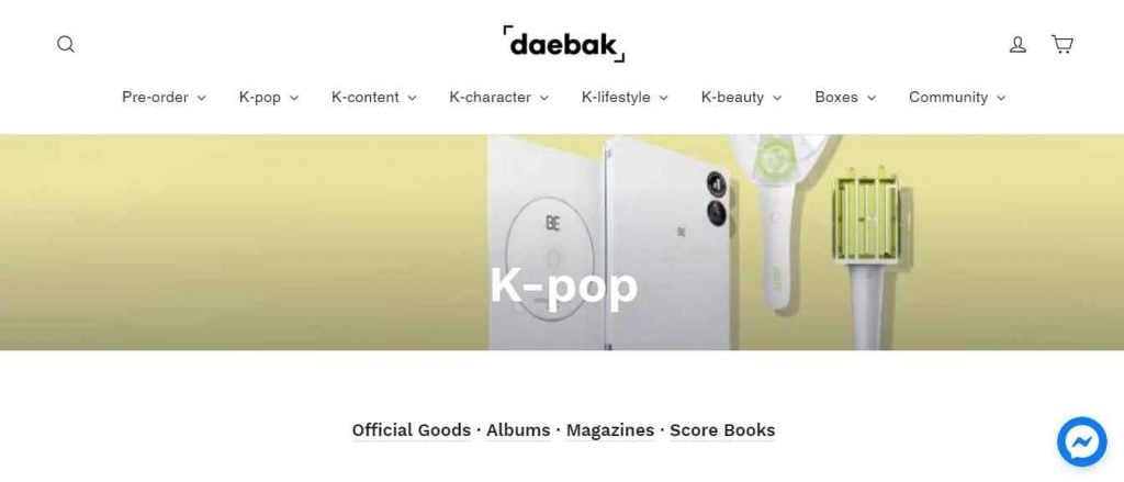 デバックスKPOPショップ