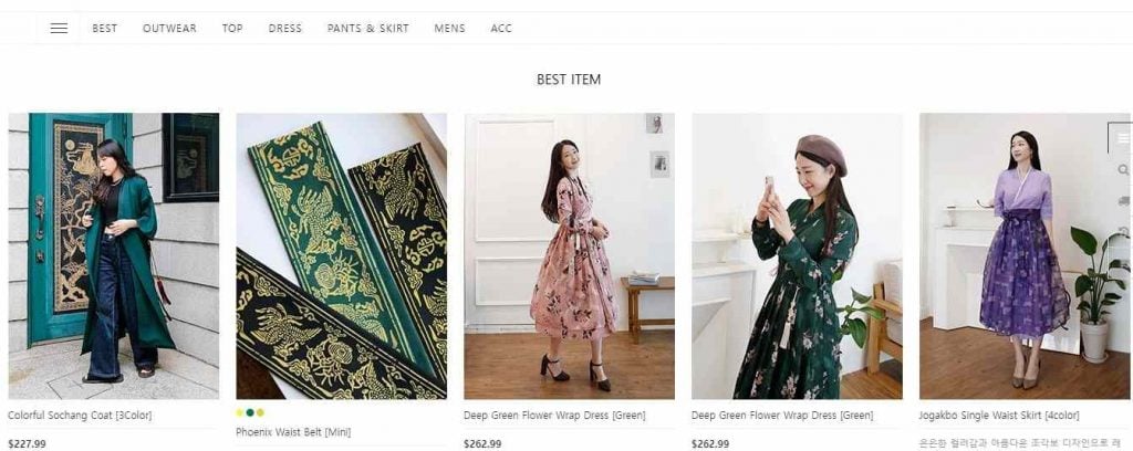 hanbok dress price