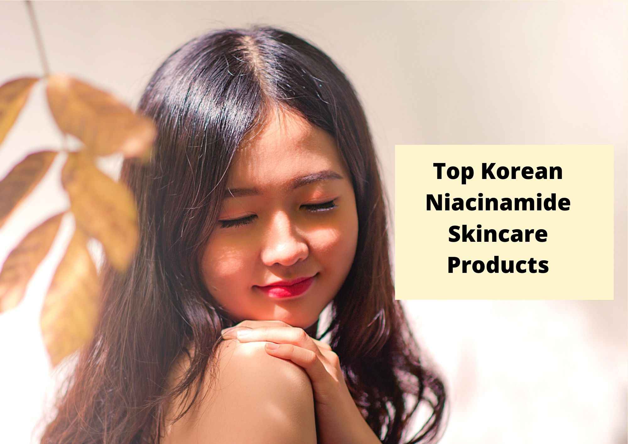 Best korean skincare products with niacinamide