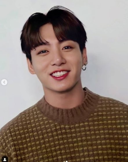 Natural Straight Hairstyle Jungkook bts