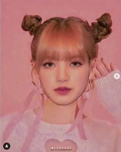 bun blackpink lisa hairstyles