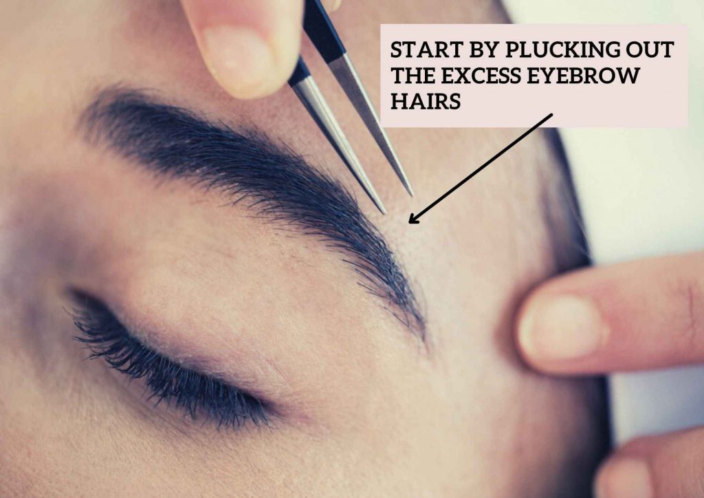how to make korean straight eyebrows