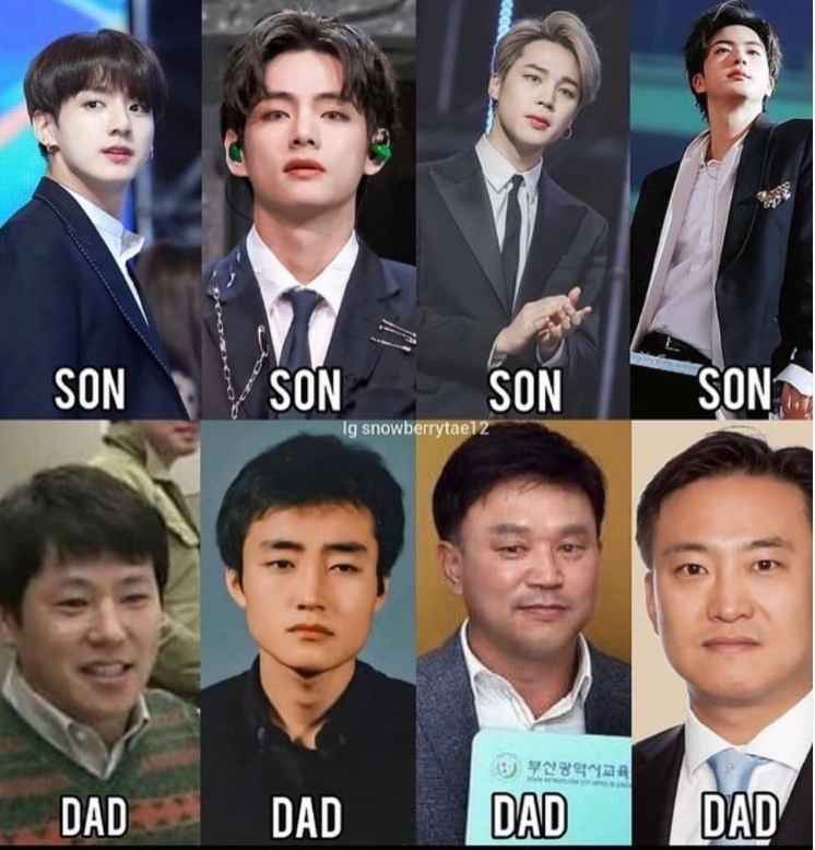 bts parents dads
