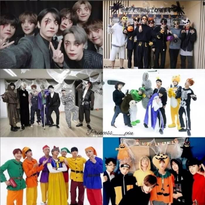 BTS Halloween Costumes Throughout The Years