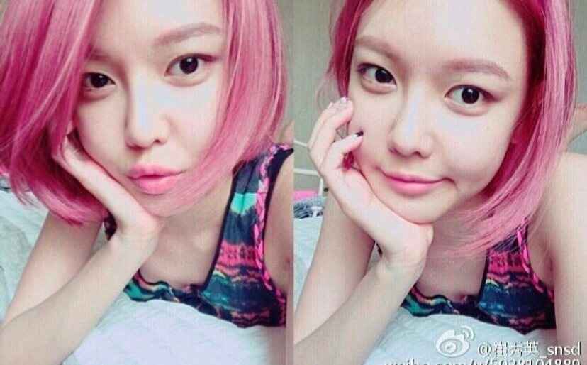 Who has the shortest har in K-pop female?