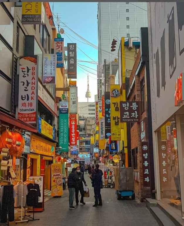 myeongdong shopping street