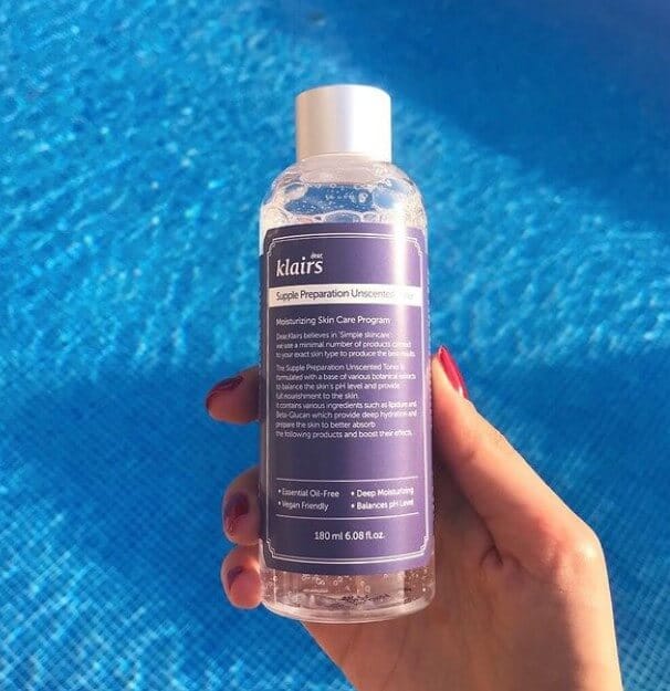best unscented korean toner for sensitive skin