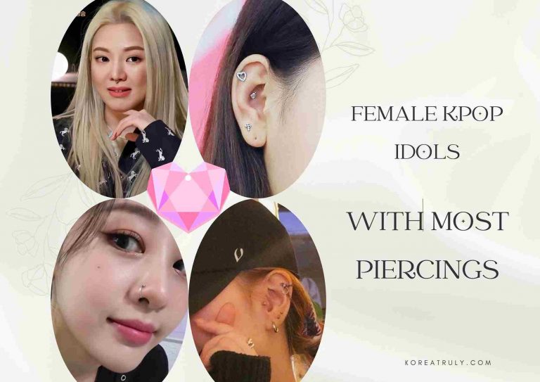 14 Female Kpop Idols With Piercings | Nose, Ear, And Facial Piercings