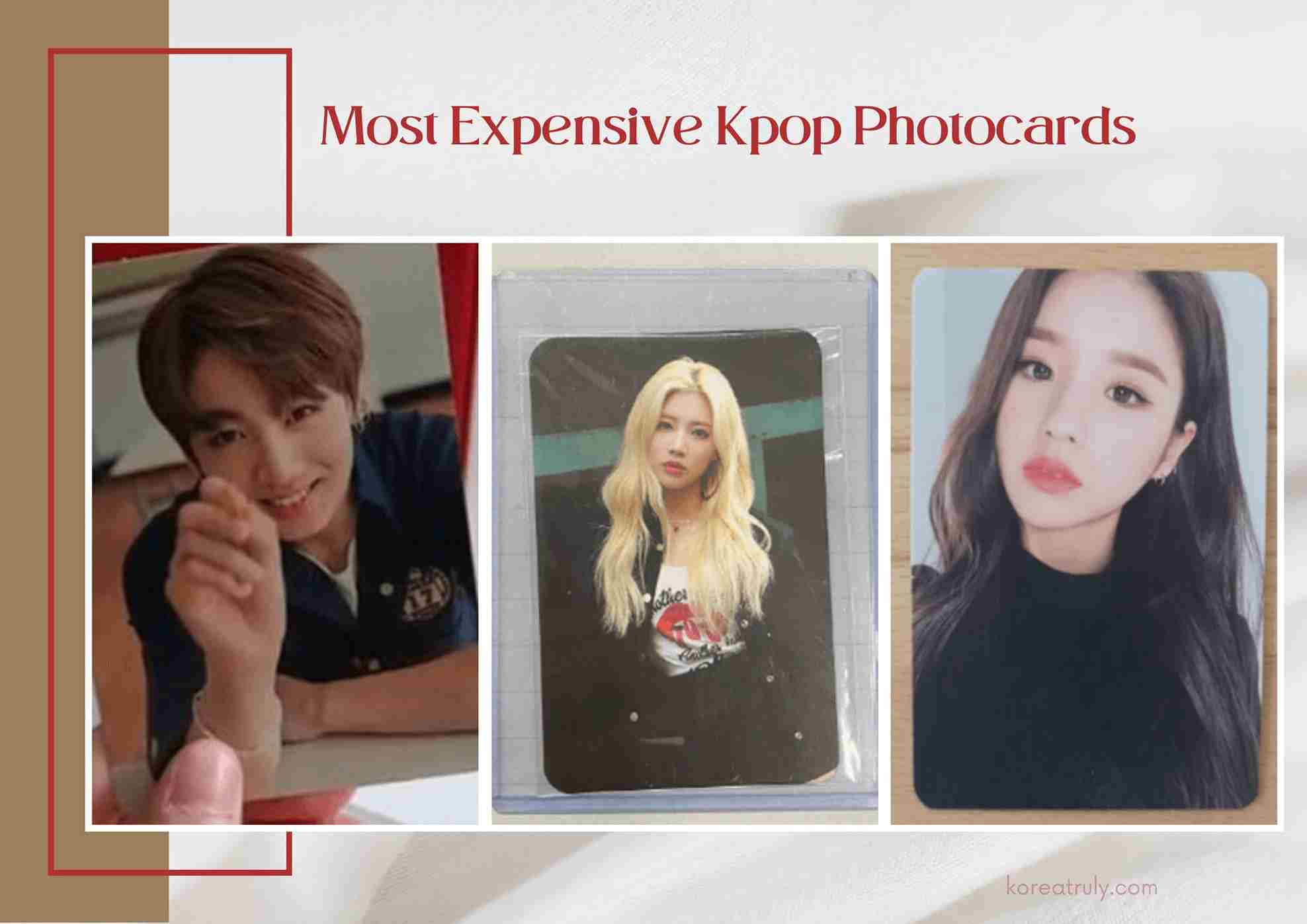 Most Expensive K-Pop Photocards