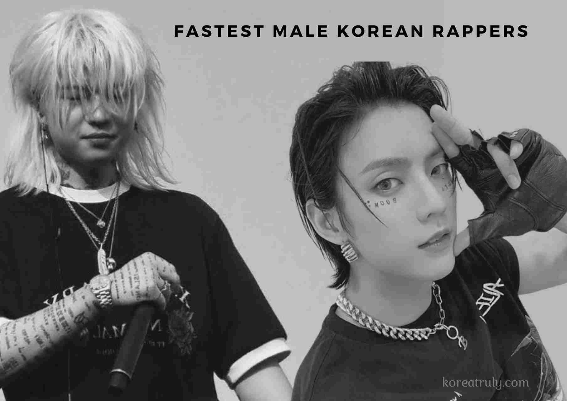 fastest korean male rappers