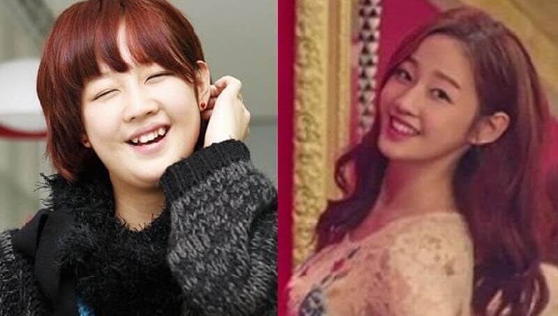 kpop idols weight loss before and after