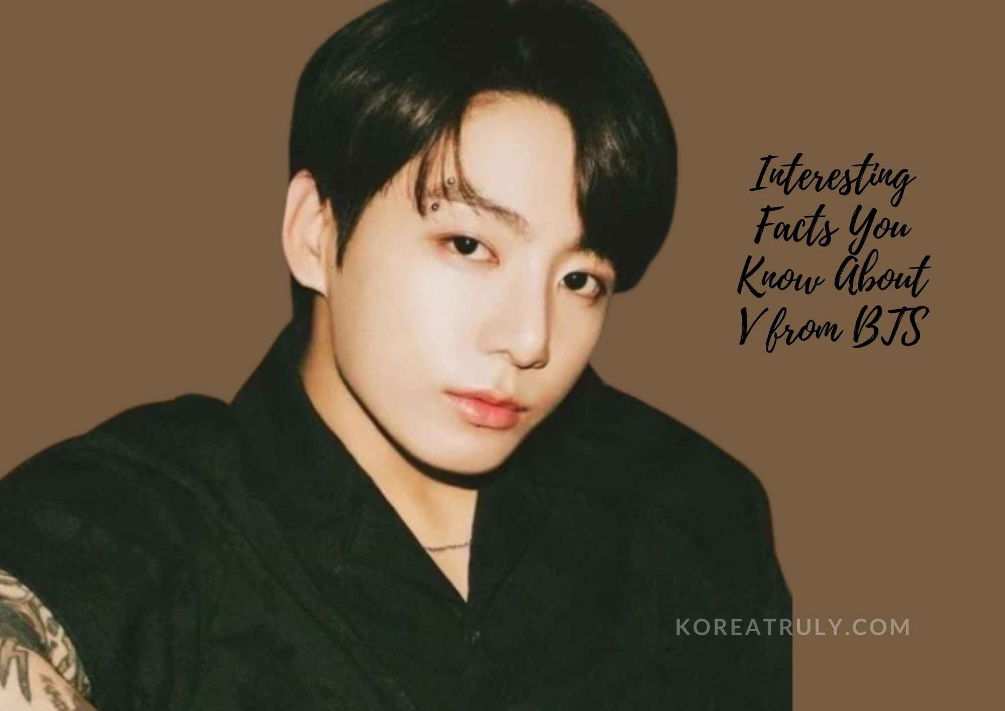 BTS V Facts and kim taehyung facts