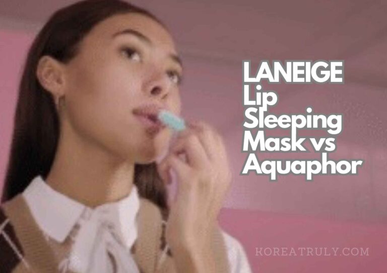 LANEIGE Lip Sleeping Mask vs Aquaphor 2023 | Which Cult Korean Skincare Is Best