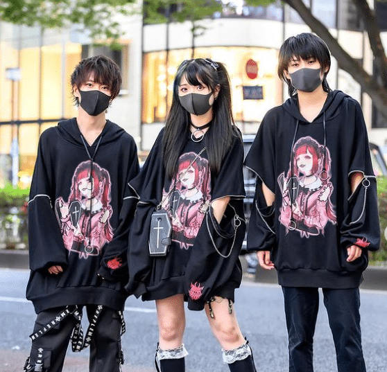 korean style Oversized Hoodies